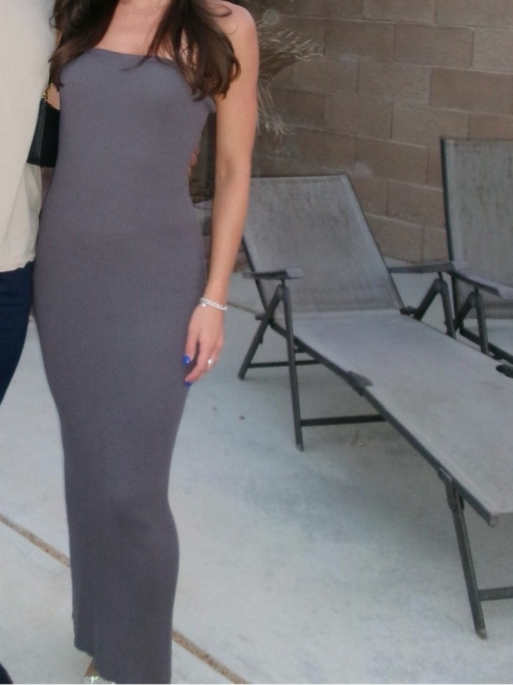 Tiger Mist Ribbed Maxi Dress